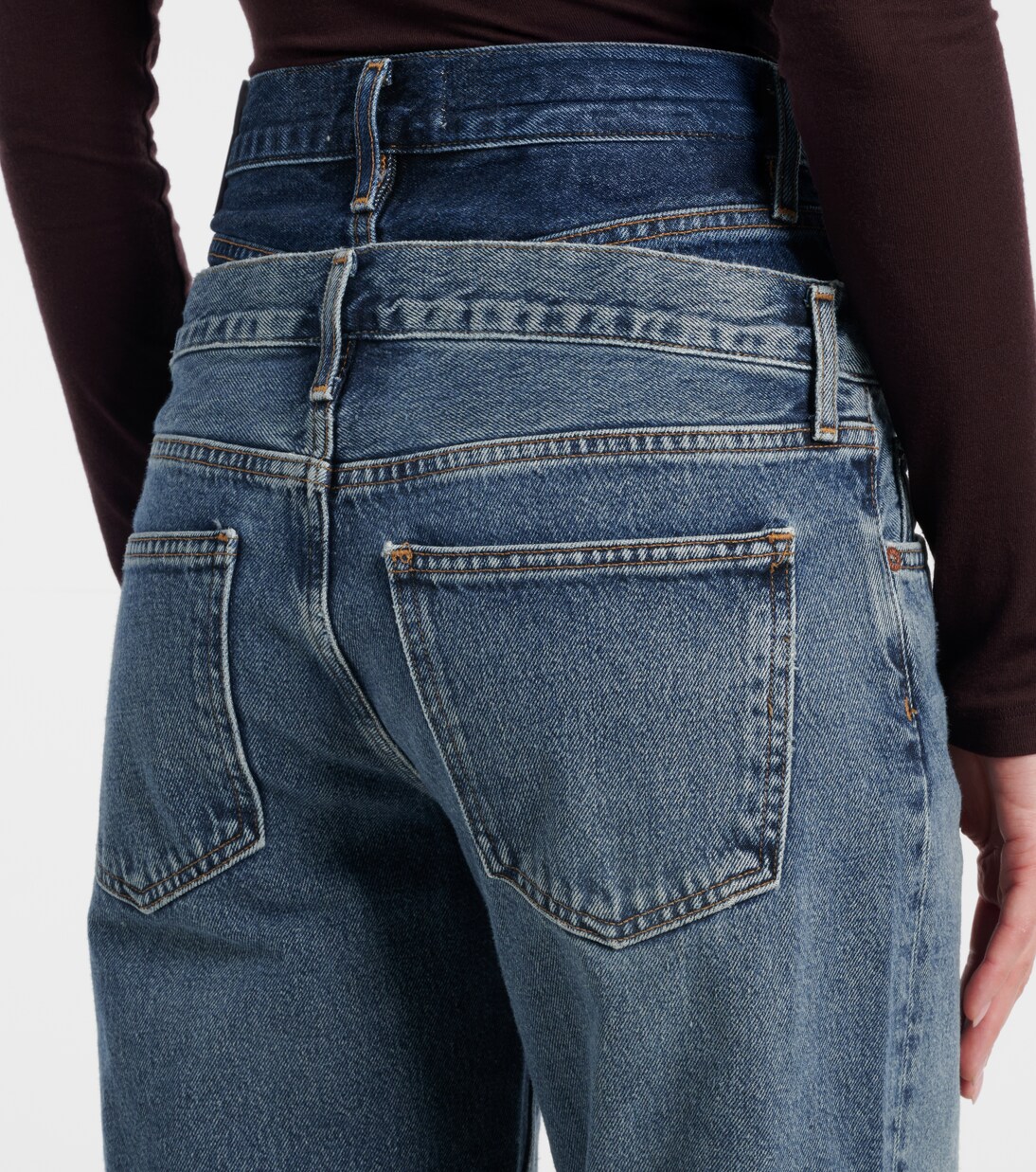 Elson high-rise wide-leg jeans | Agolde