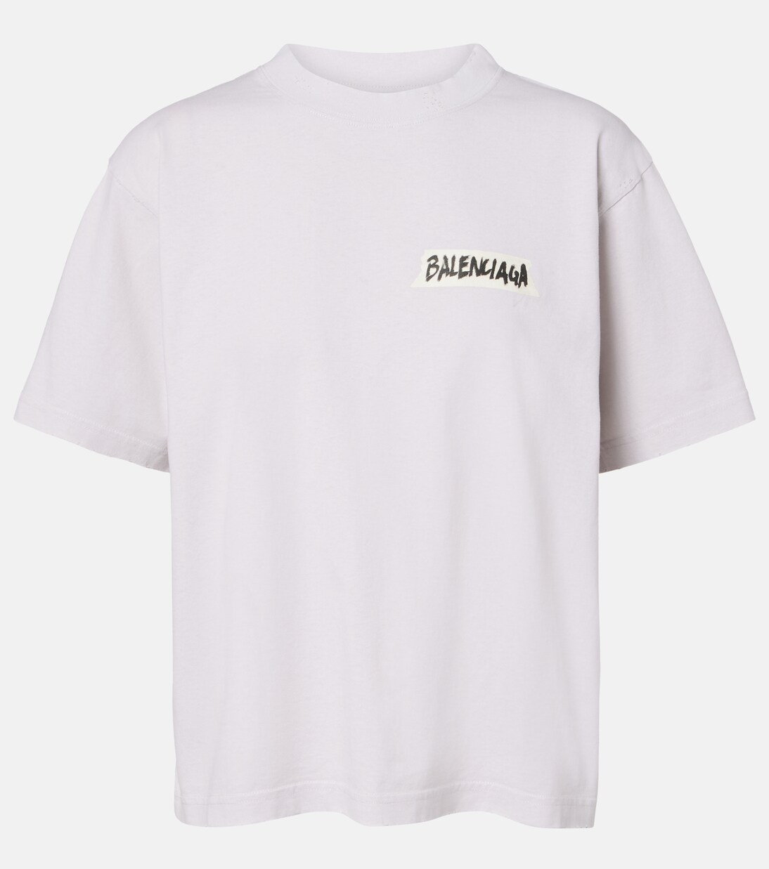 Logo cotton jersey T-shirt  | Balenciaga