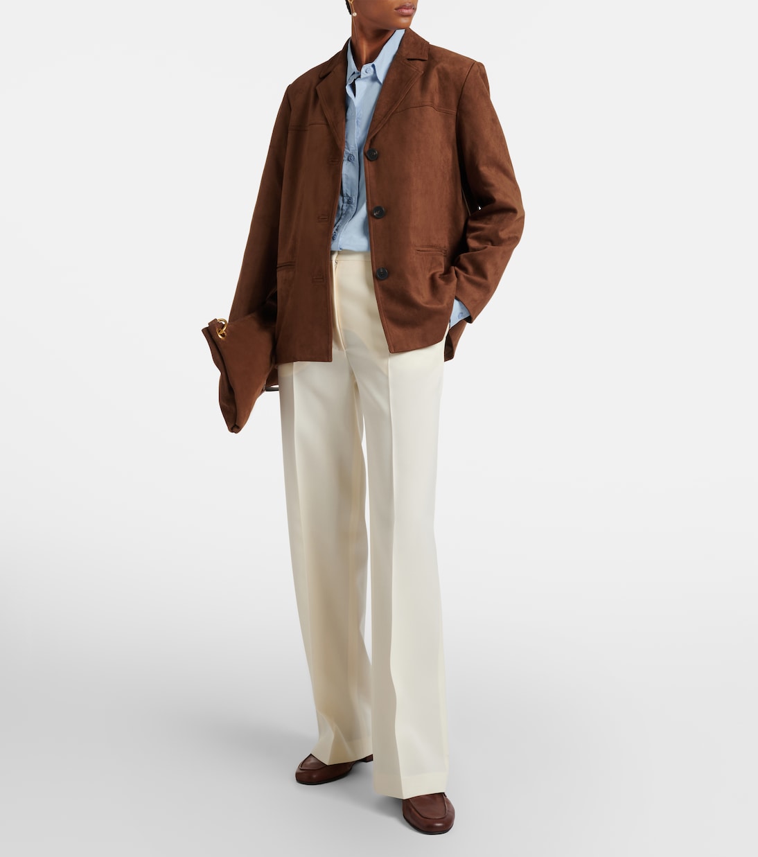 Agel wool wide-leg pants | Fforme