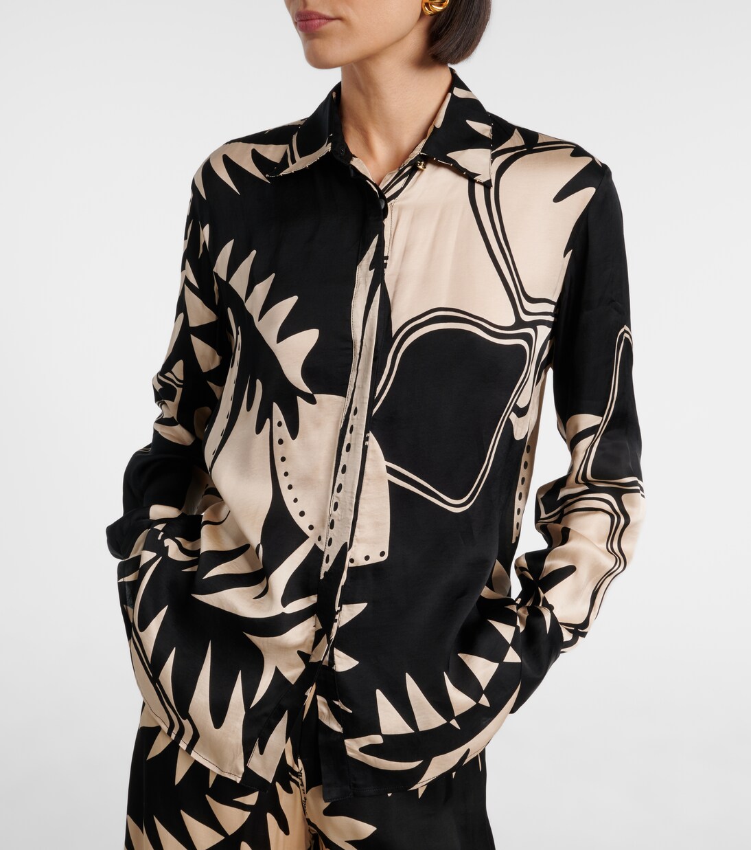 Bedruckte Bluse Eileen | Poupette St Barth