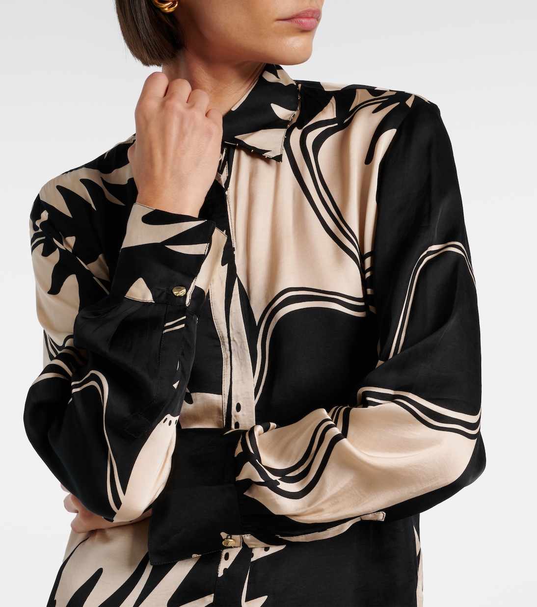 Bedruckte Bluse Eileen | Poupette St Barth