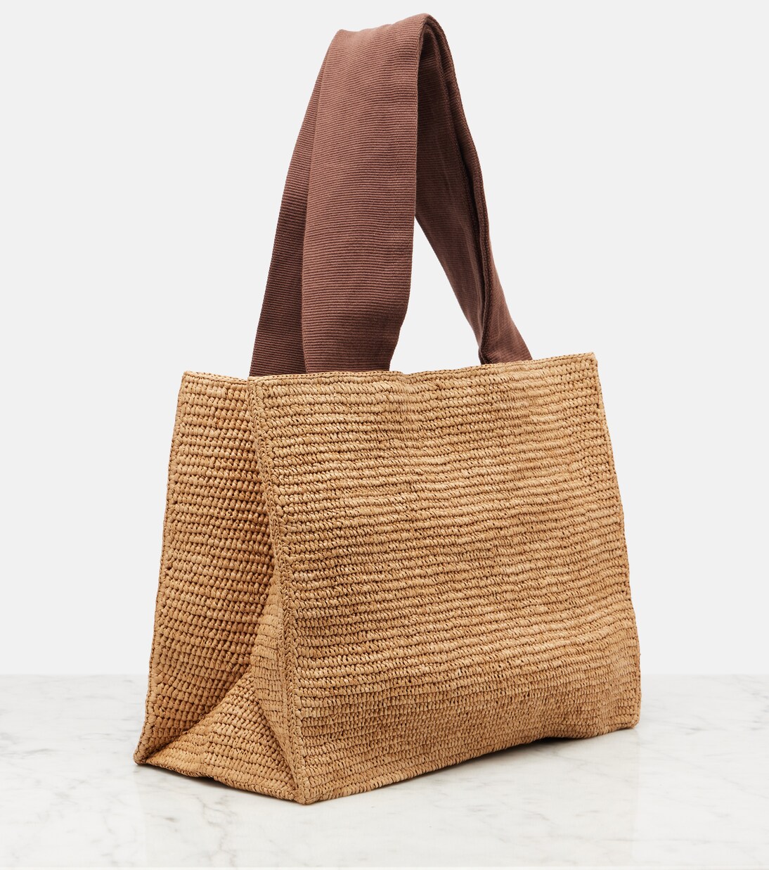 Loretta raffia tote bag | The Row