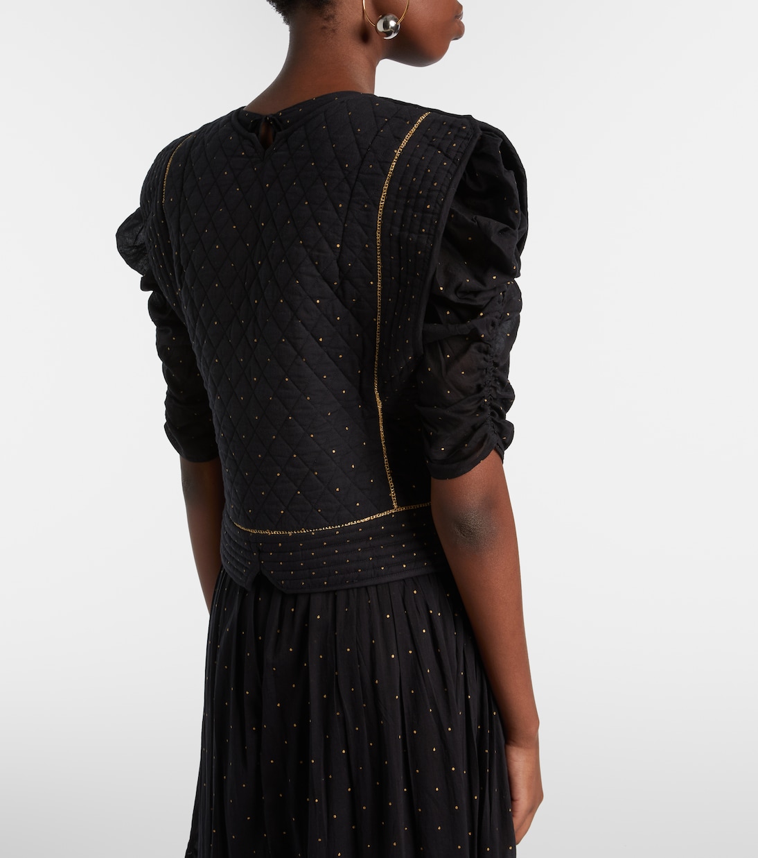 Volana embellished cropped cotton vest | Marant Etoile