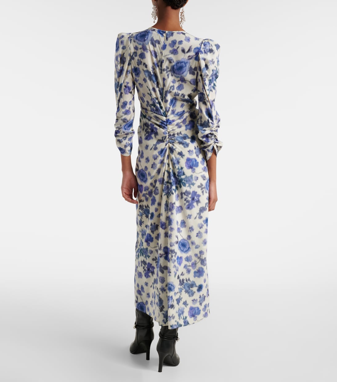 Midikleid Albini aus einem Seidengemisch | Isabel Marant