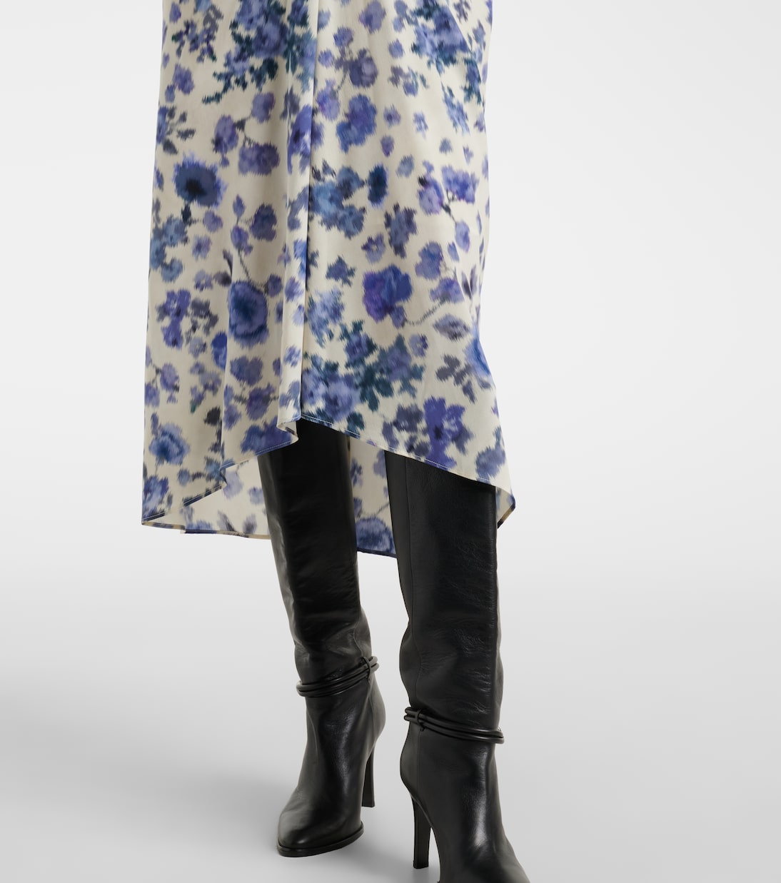 Midikleid Albini aus einem Seidengemisch | Isabel Marant