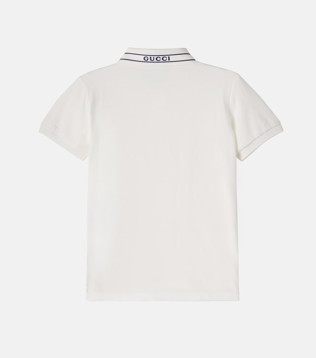 Logo cotton-blend piqué polo shirt | Gucci Kids