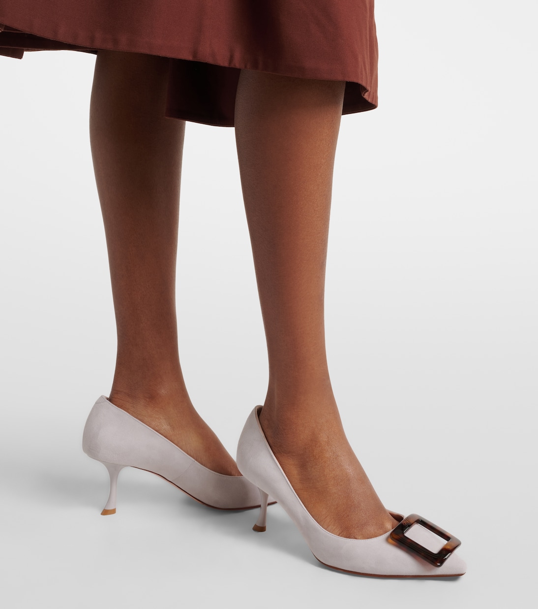 Viv' in The City suede pumps | Roger Vivier