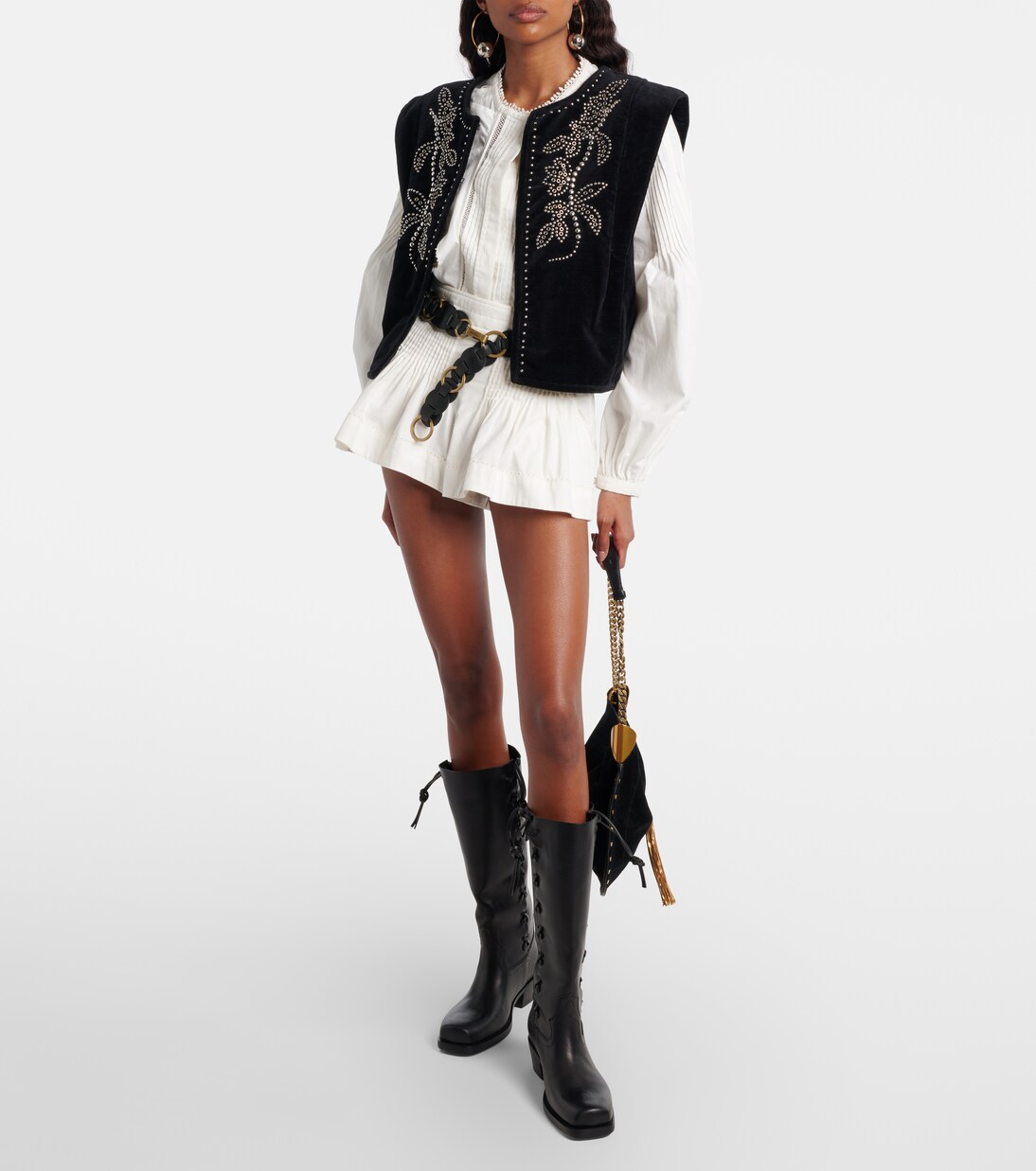 Bottes Roxanne 45 en cuir | Paris Texas