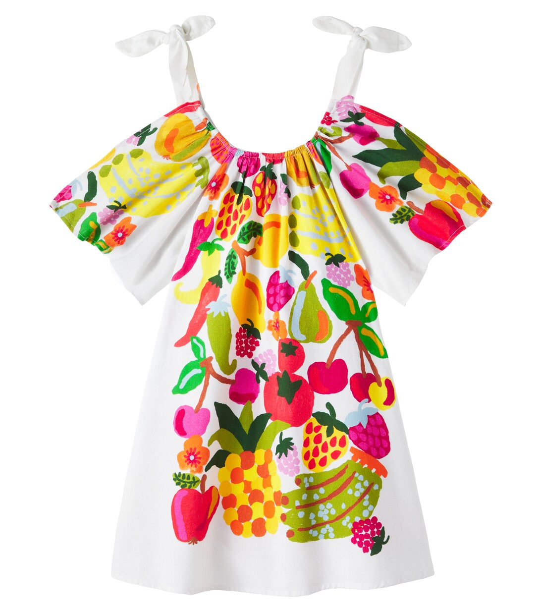 Printed cotton-blend dress | Fábula