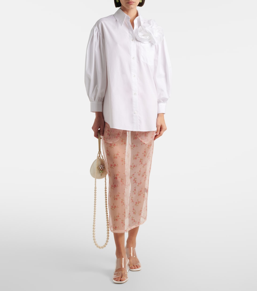 Bedruckter Midirock | Simone Rocha