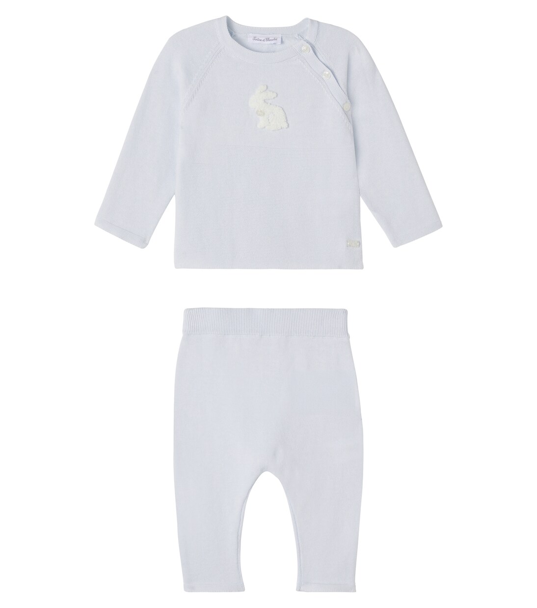 Baby cotton sweatshirt and sweatpants set  | Tartine et Chocolat