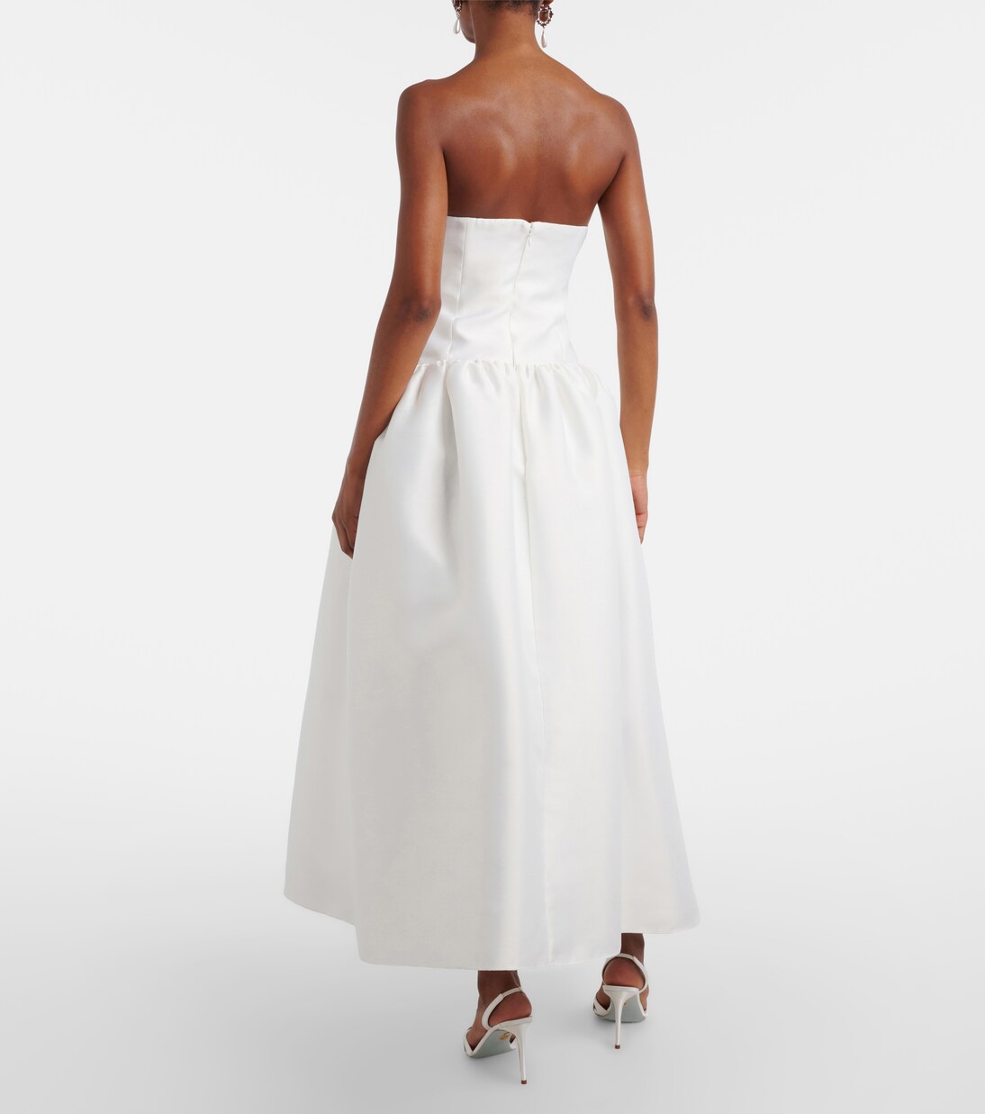 Taffeta bustier dress | Self-Portrait