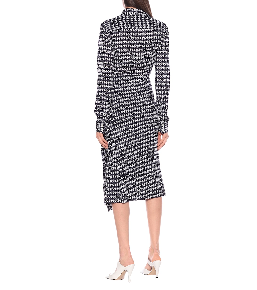 Gonna midi in pied de poule | Victoria Beckham