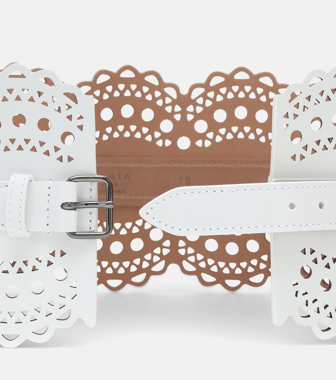 Cintura corsetto in pelle ALAÏA per uno stile giovane e audace
