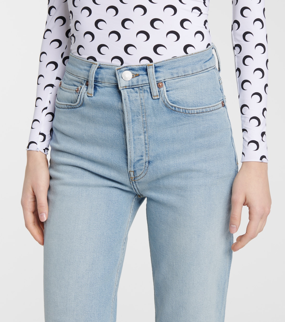 Jeans ajustados 90s de tiro alto | Re/Done