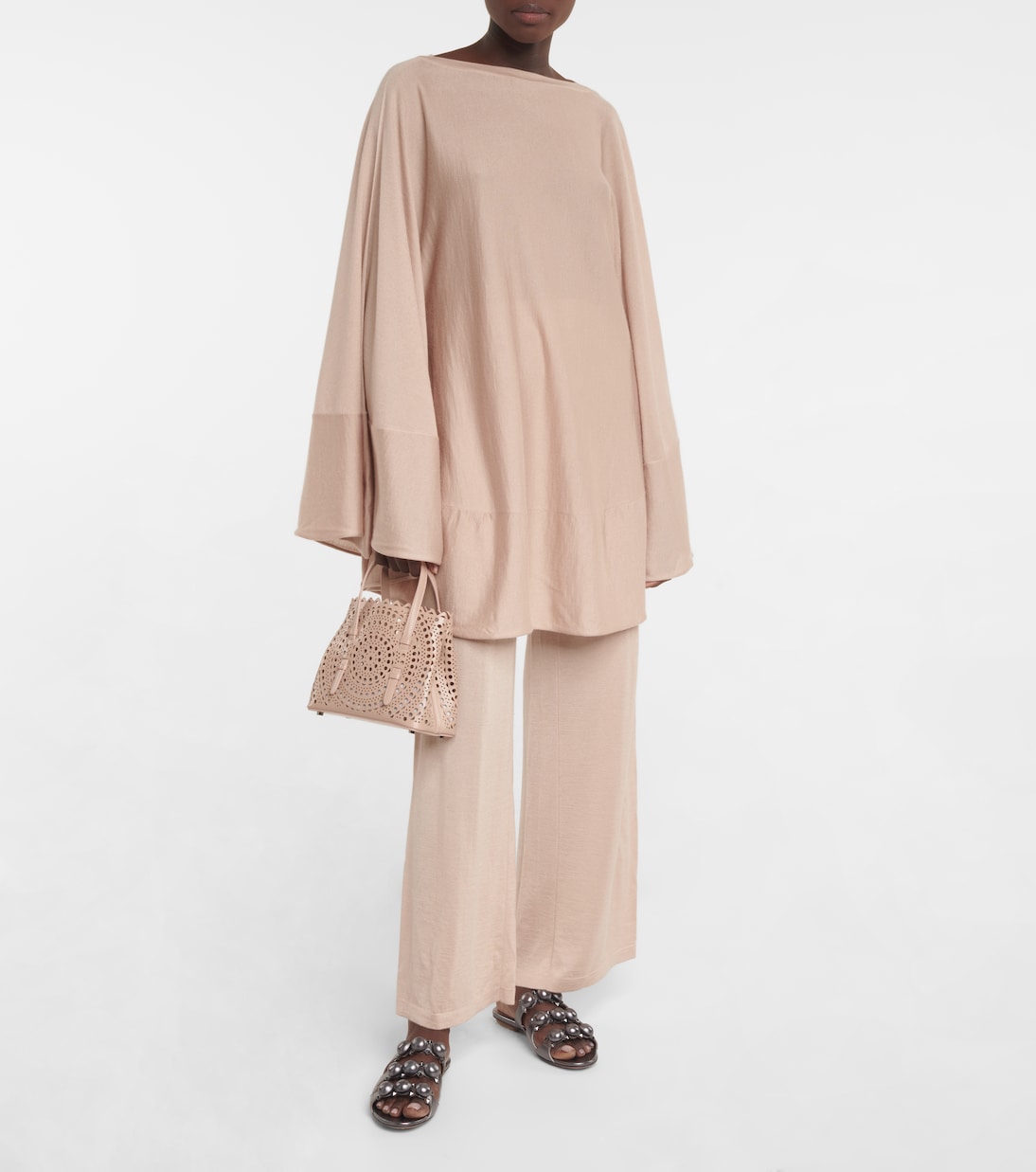 Pantalones en mezcla de cachemir | Alaïa