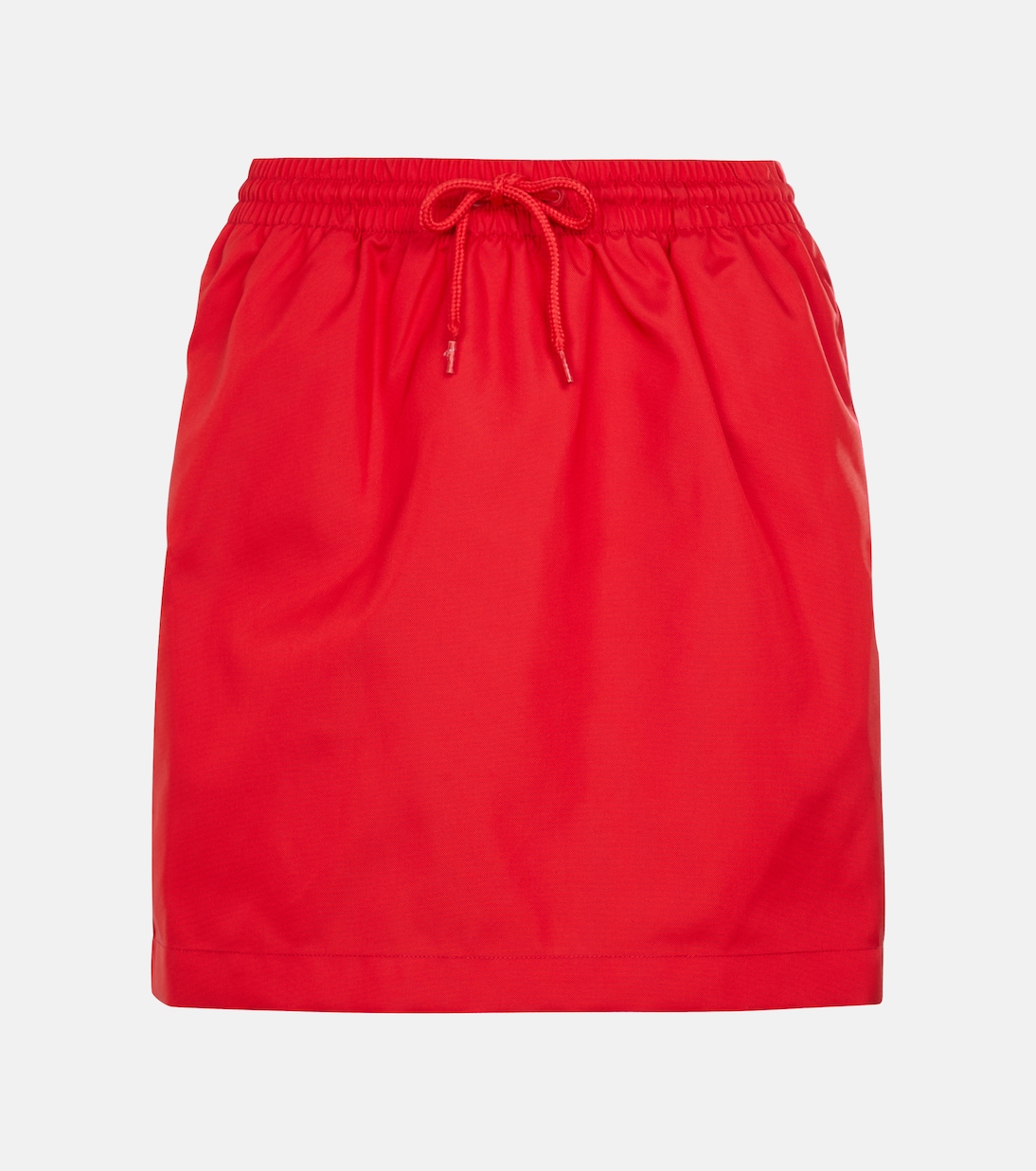 High-rise drawstring miniskirt | Wardrobe.NYC
