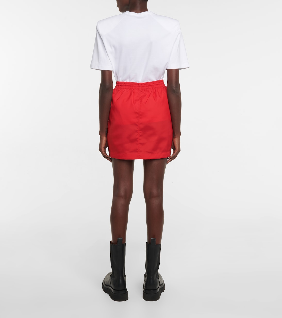 High-rise drawstring miniskirt | Wardrobe.NYC