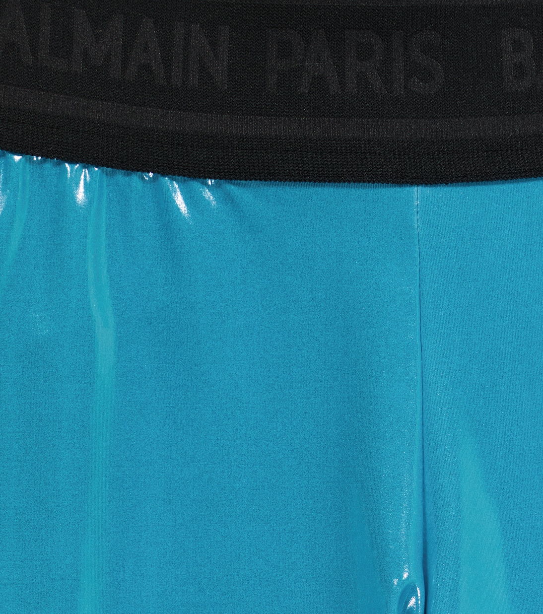 Leggings in vinile con logo | Balmain Kids