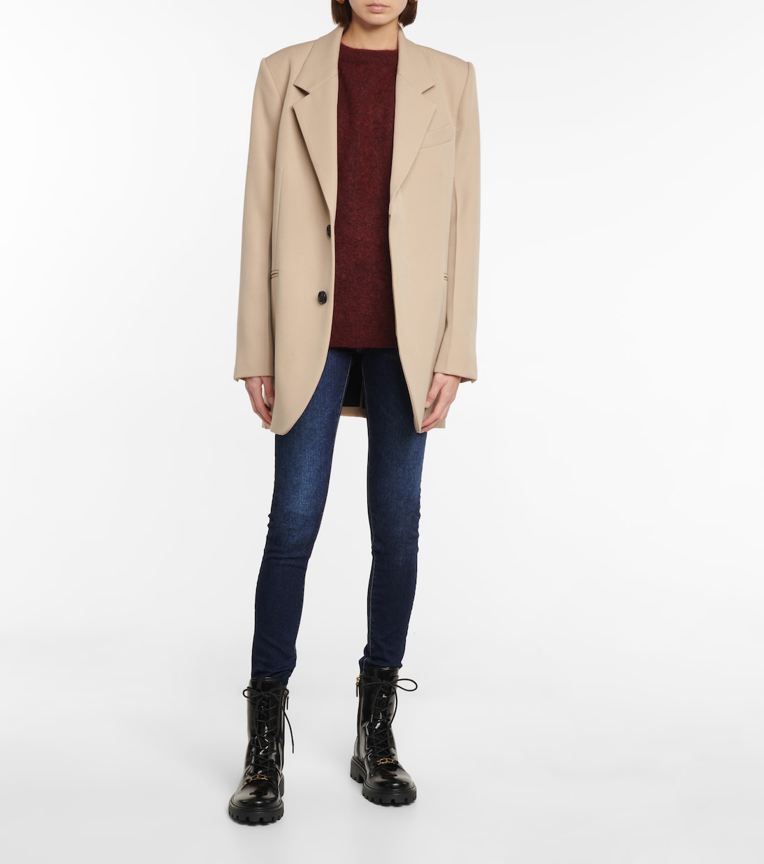 Farrah high-rise skinny jeans | AG Jeans