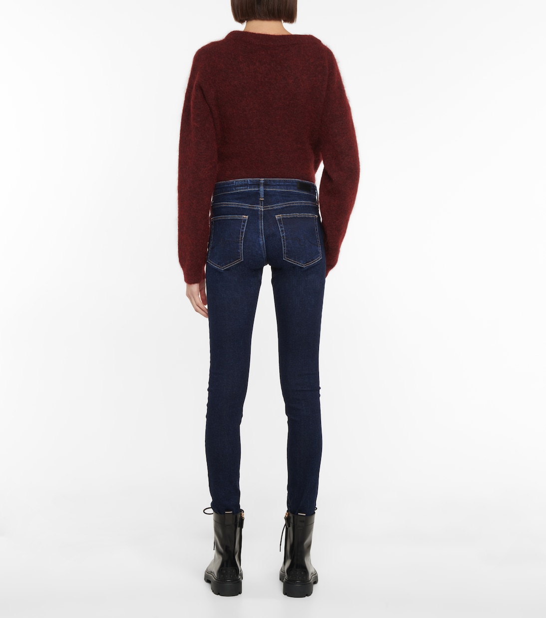 Farrah high-rise skinny jeans | AG Jeans