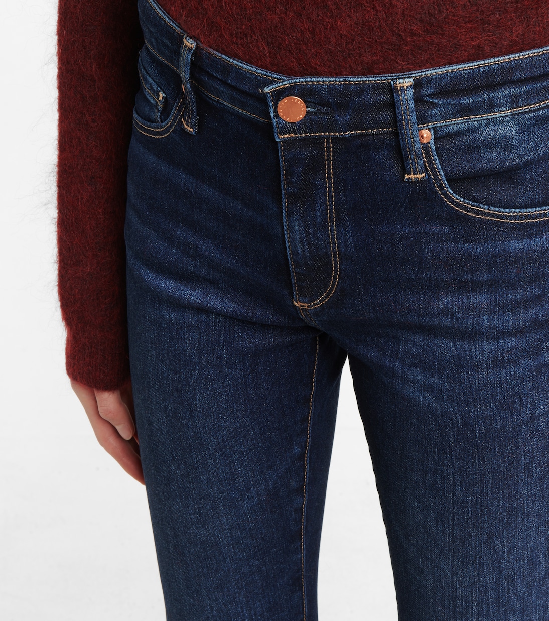 Farrah high-rise skinny jeans | AG Jeans