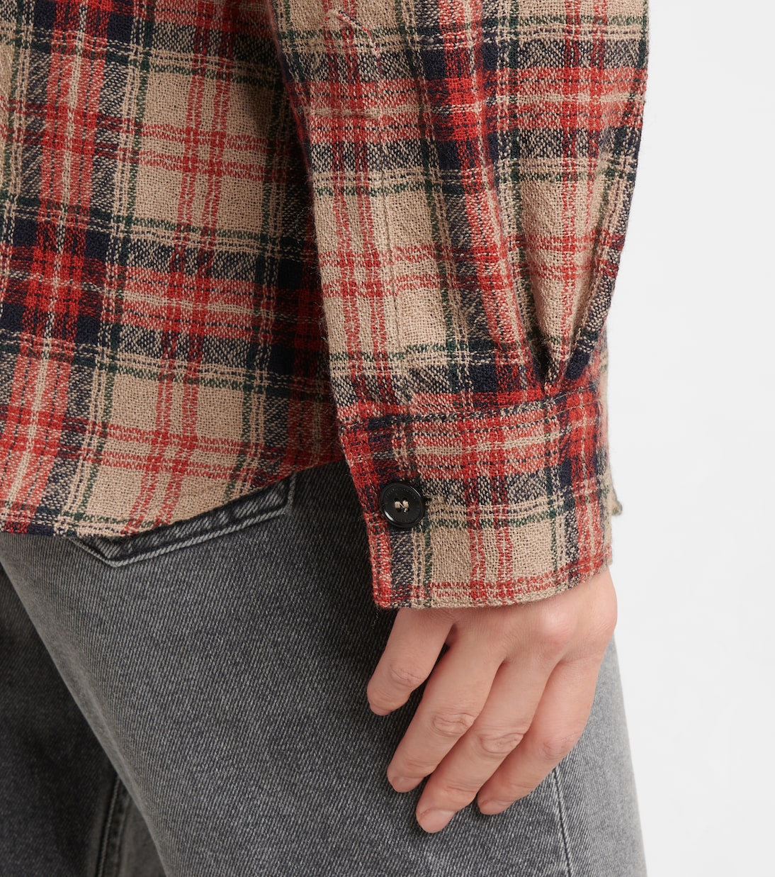 Camicia Gwen in lana a quadri | Stella McCartney