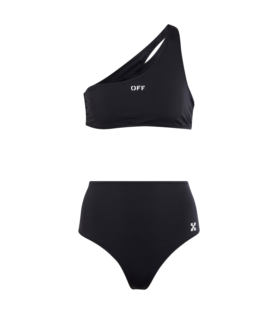 Bikini asimétrico con logo | Off-White