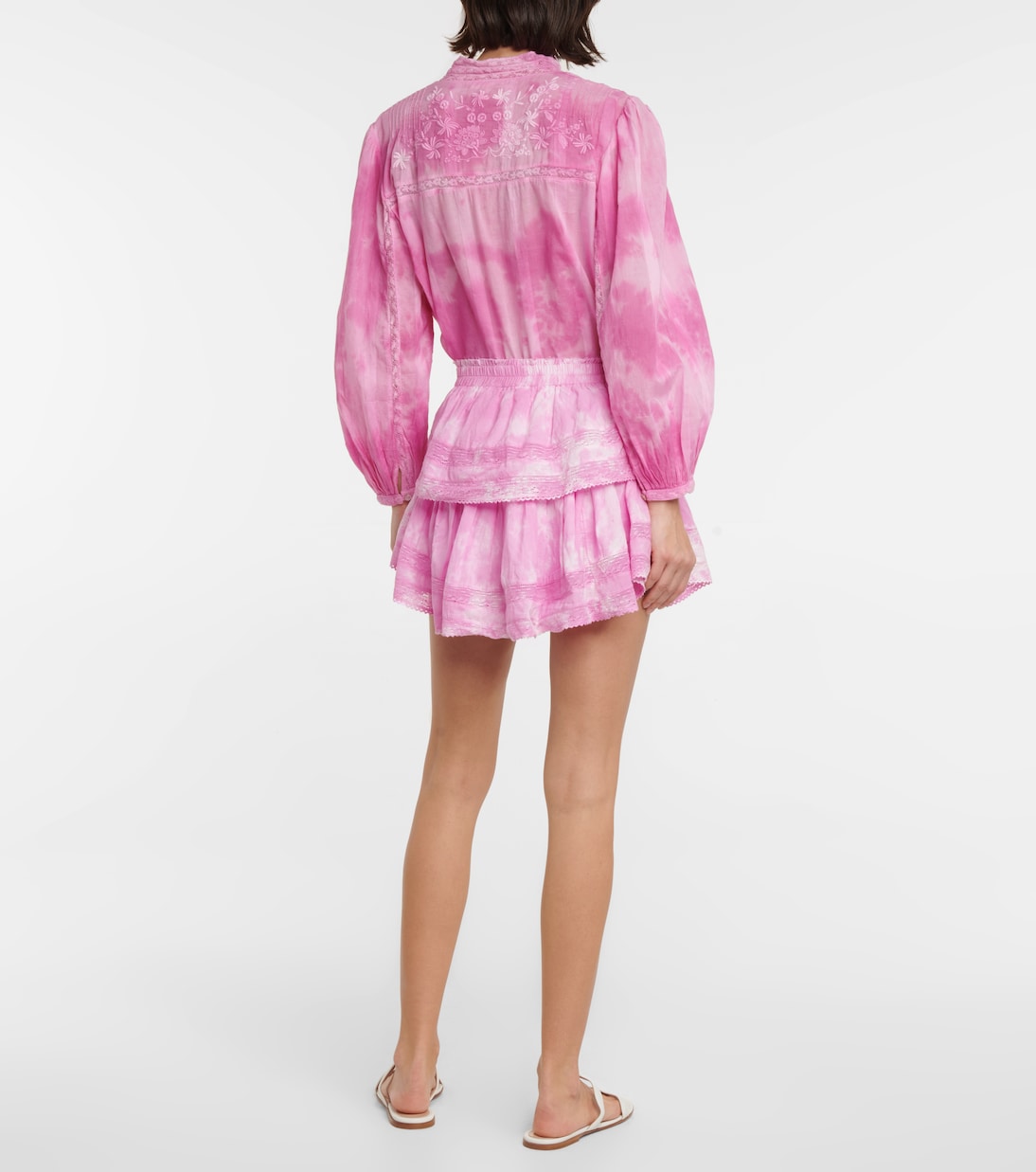 Mini-jupe en coton | LoveShackFancy
