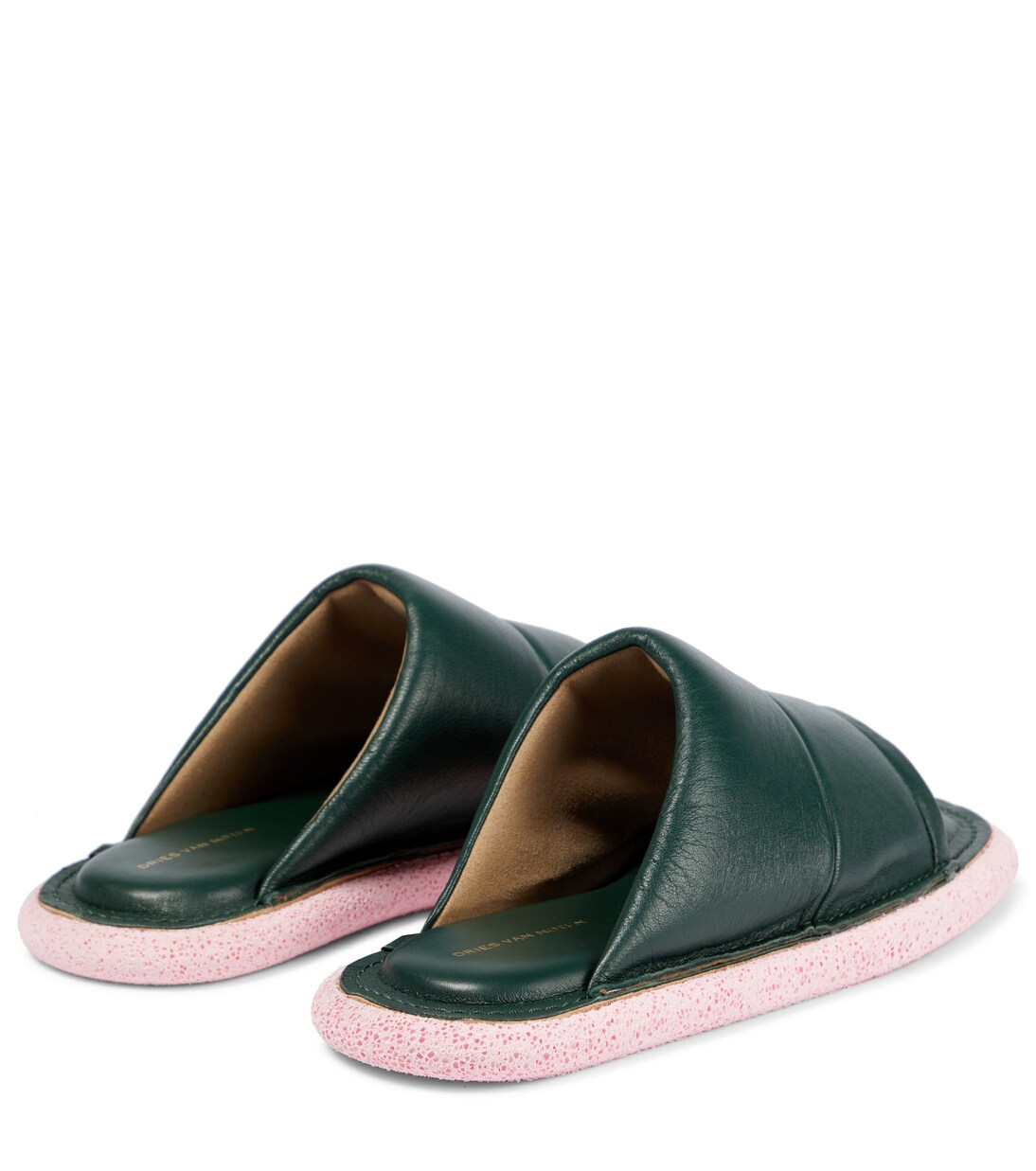 Pantoletten aus Leder | Dries Van Noten