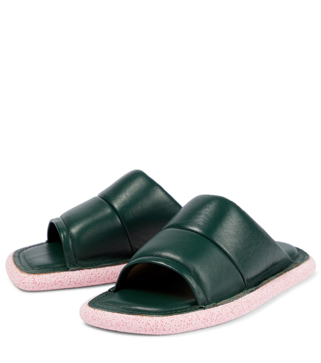 Pantoletten aus Leder | Dries Van Noten