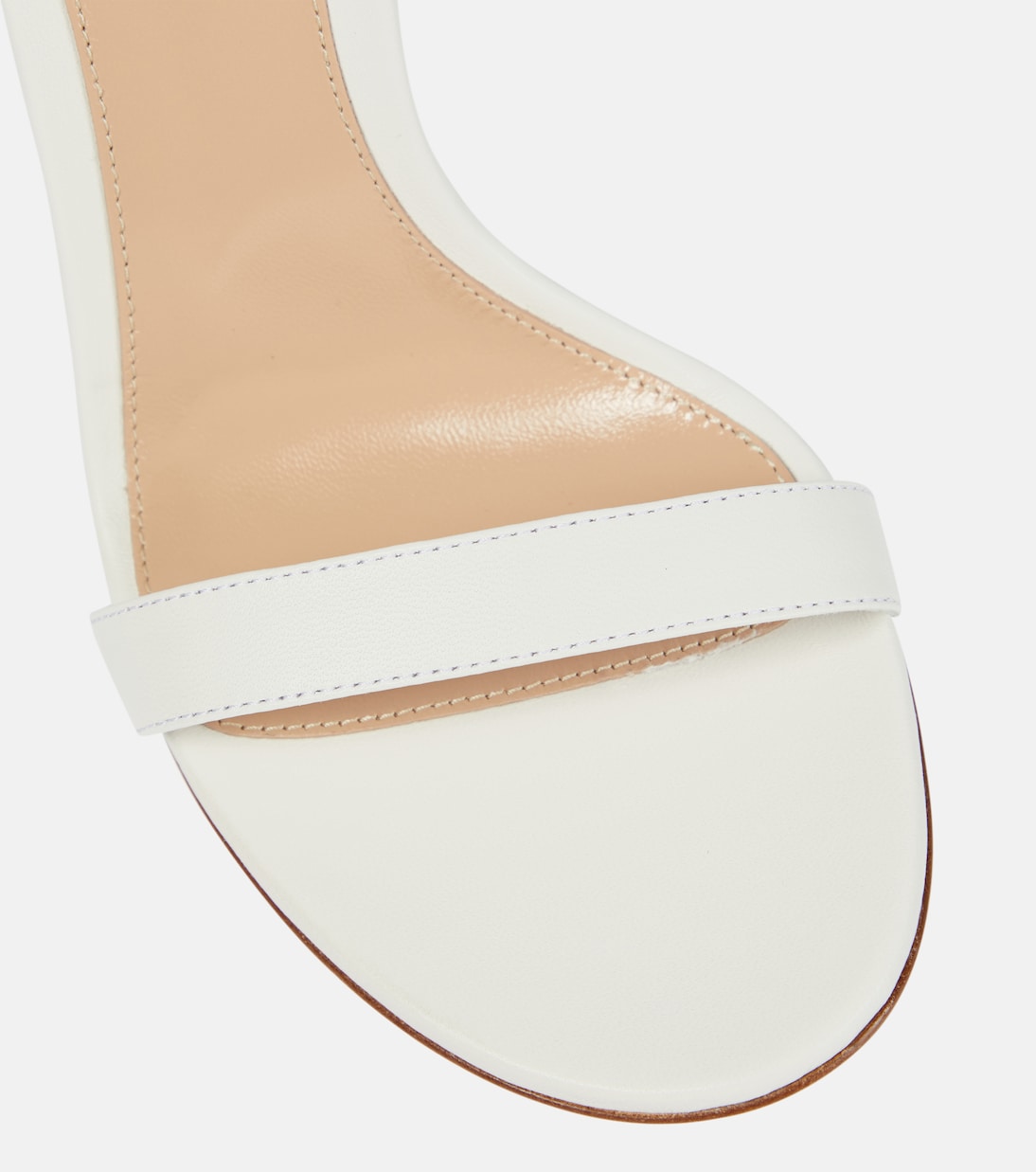 Sandalen aus Leder mit Spitze | Gianvito Rossi