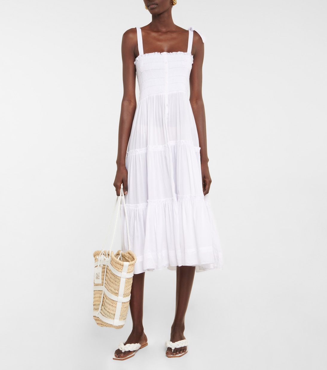Triny midi dress | Poupette St Barth