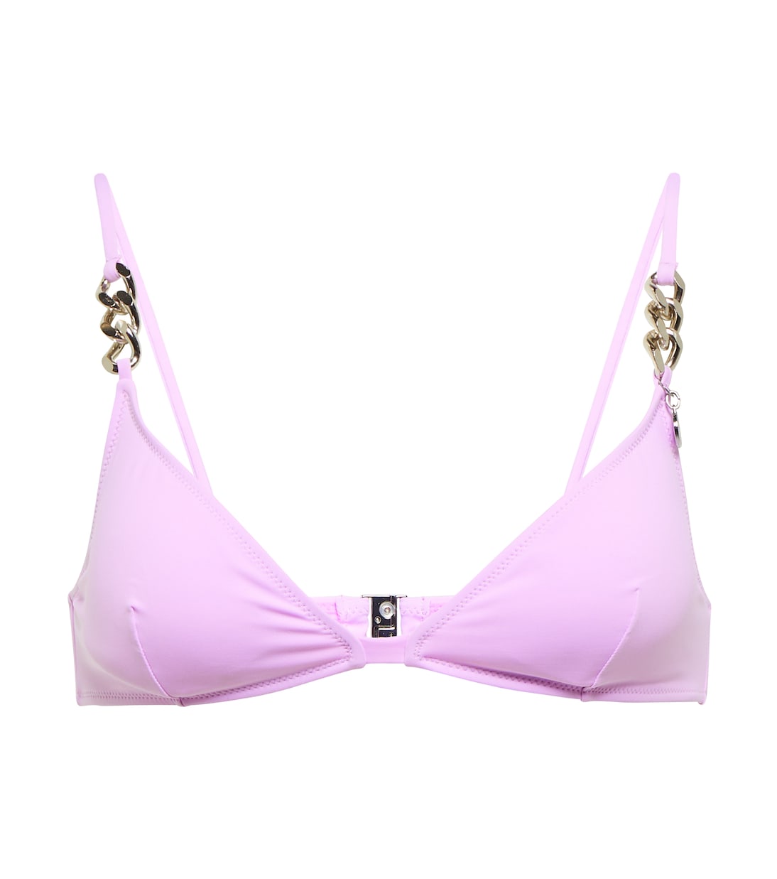 Chain-trimmed triangle bikini top | Stella McCartney