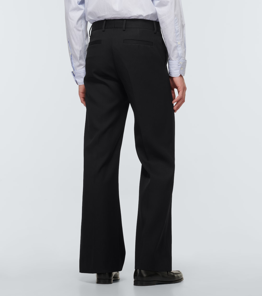 Pantaloni in lana vergine a gamba larga | Valentino