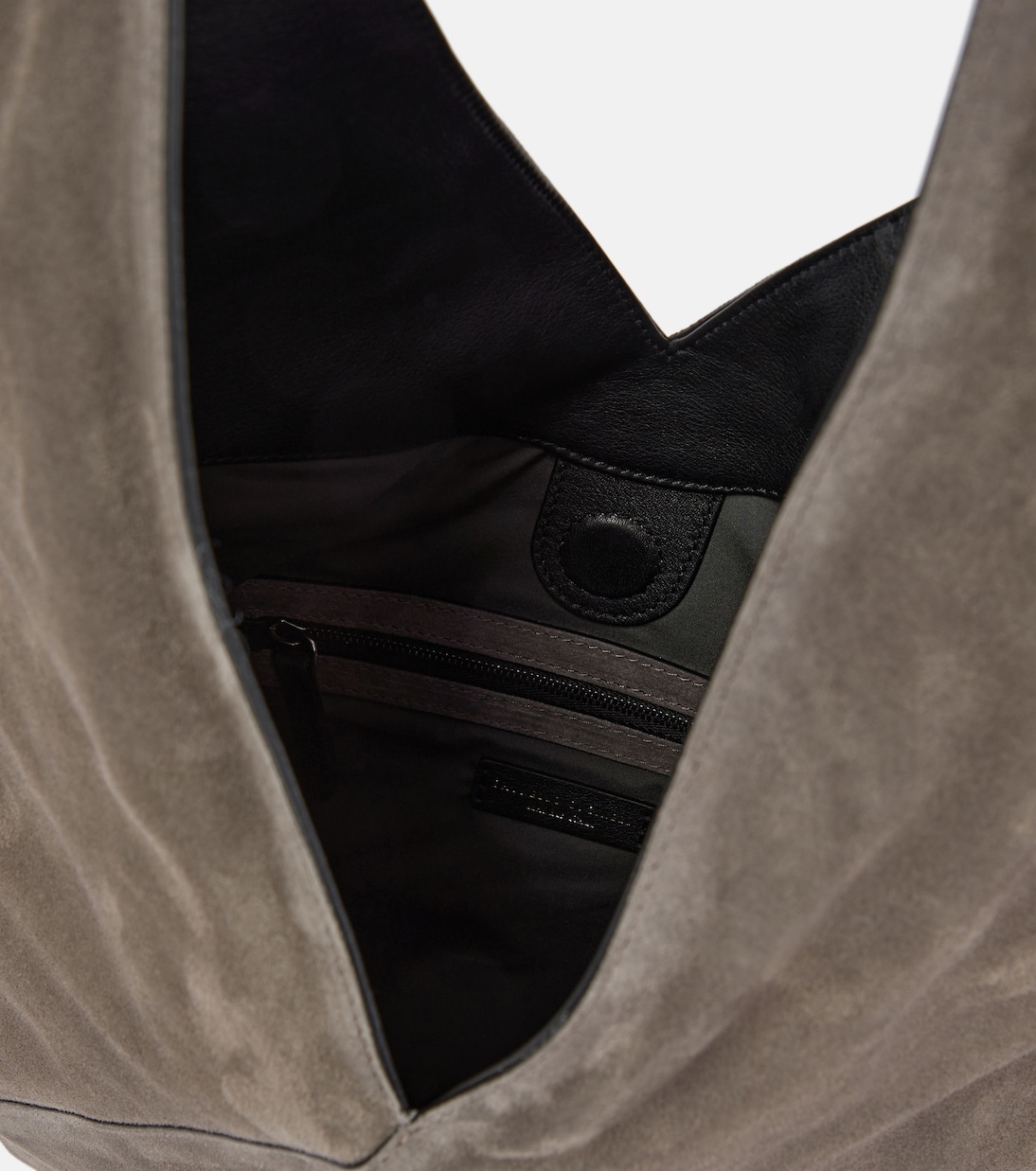 Borsa a spalla in suede | Brunello Cucinelli