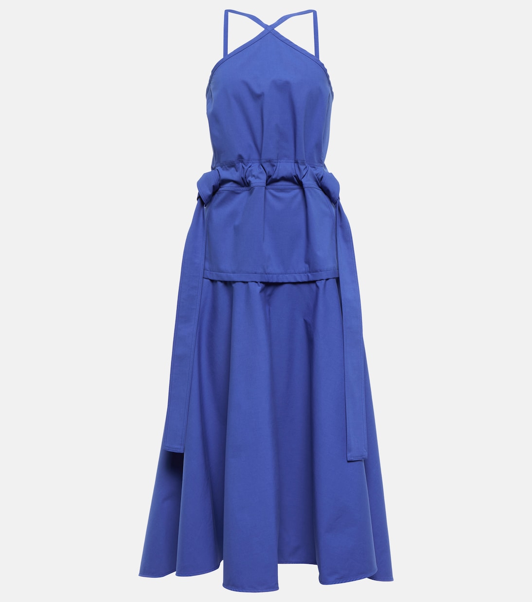 Cotton-blend poplin midi dress | Proenza Schouler