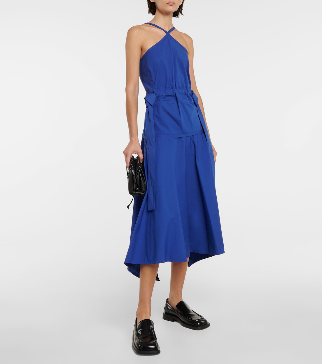 Cotton-blend poplin midi dress | Proenza Schouler