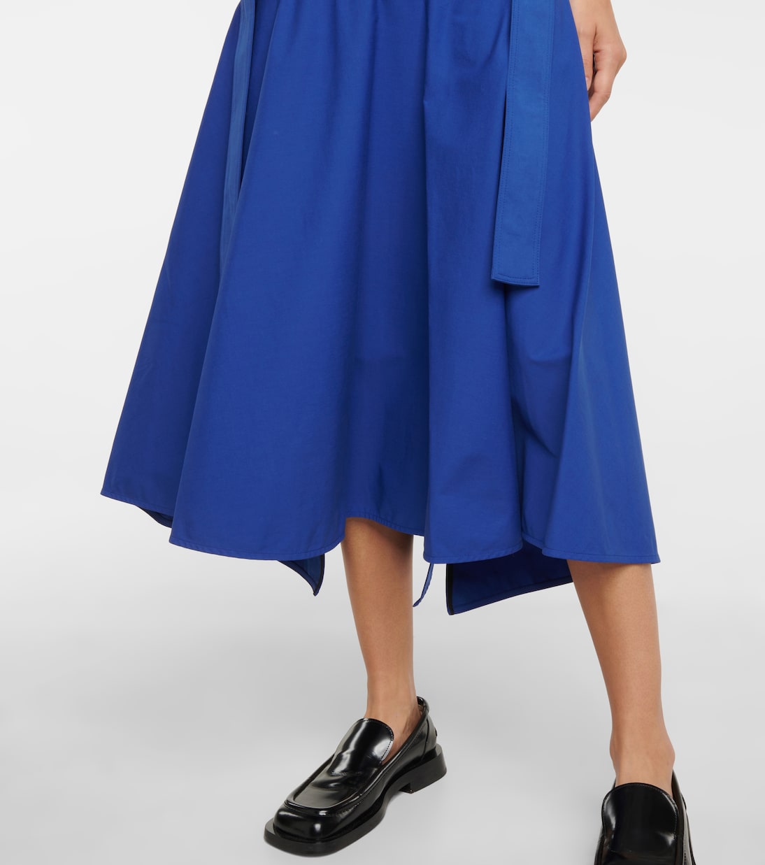 Cotton-blend poplin midi dress | Proenza Schouler