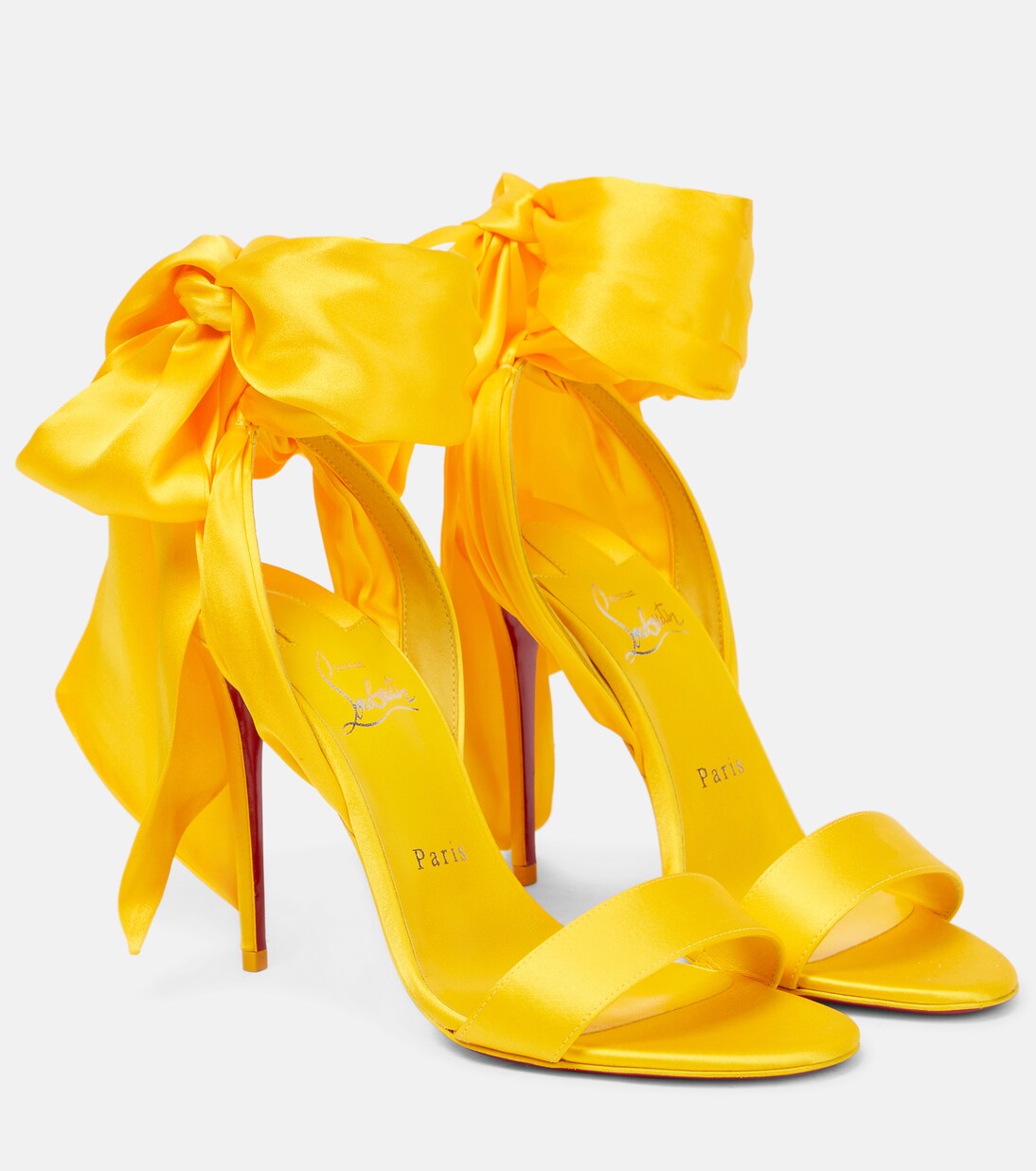 Louboutin heels yellow sale