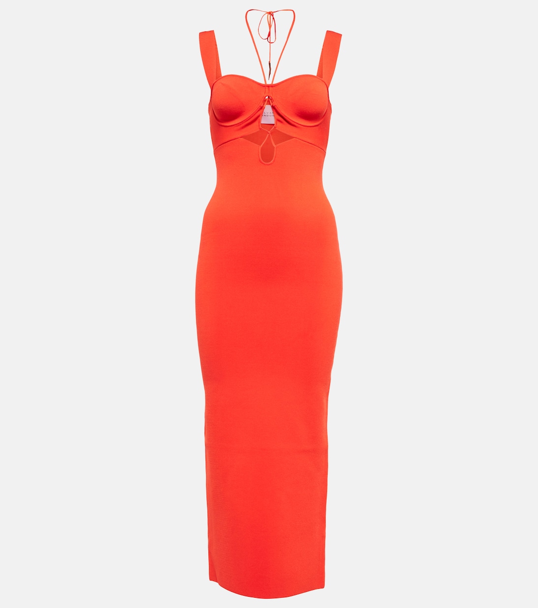 Abito midi Kali con cut-out | Galvan