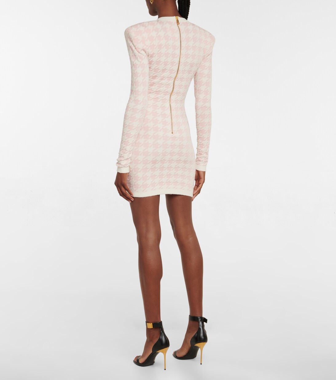 Houndstooth terry jacquard minidress | Balmain