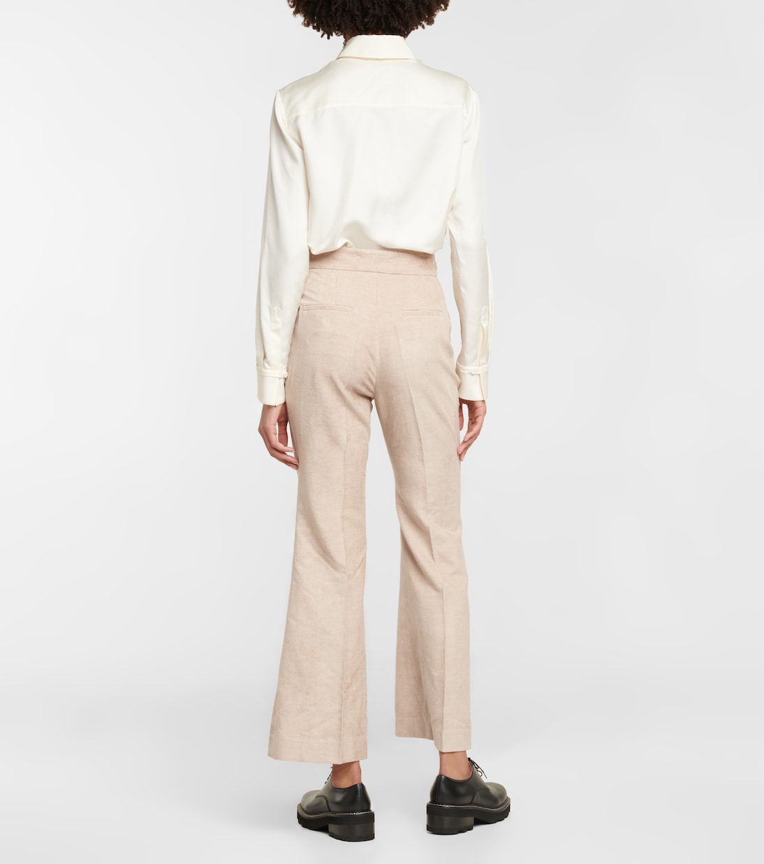 Pantalon flare Gabriel à taille haute | Gabriela Hearst