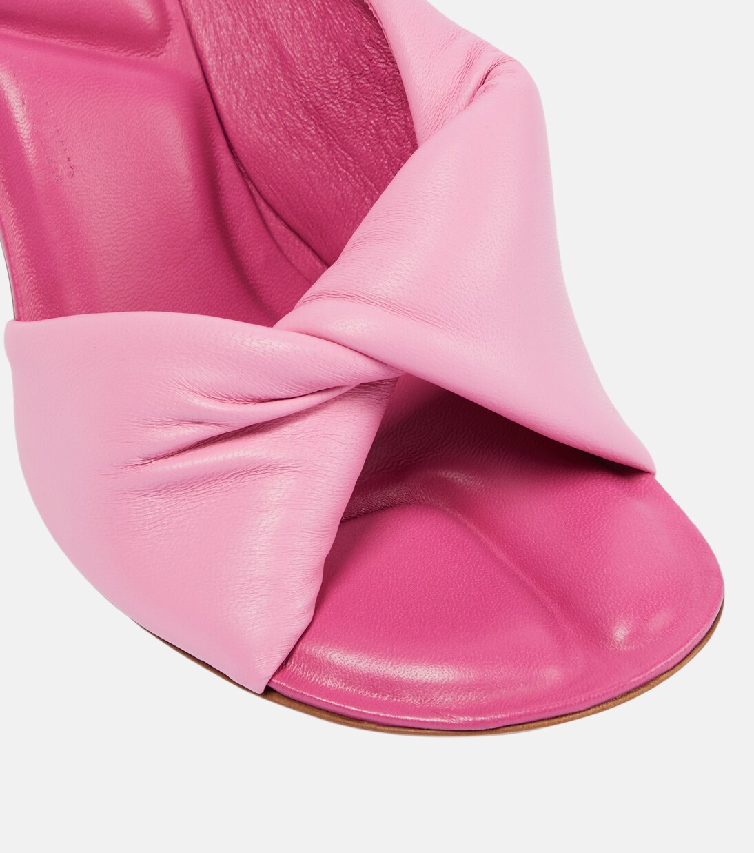 Les Mules Bagnu leather sandals | Jacquemus