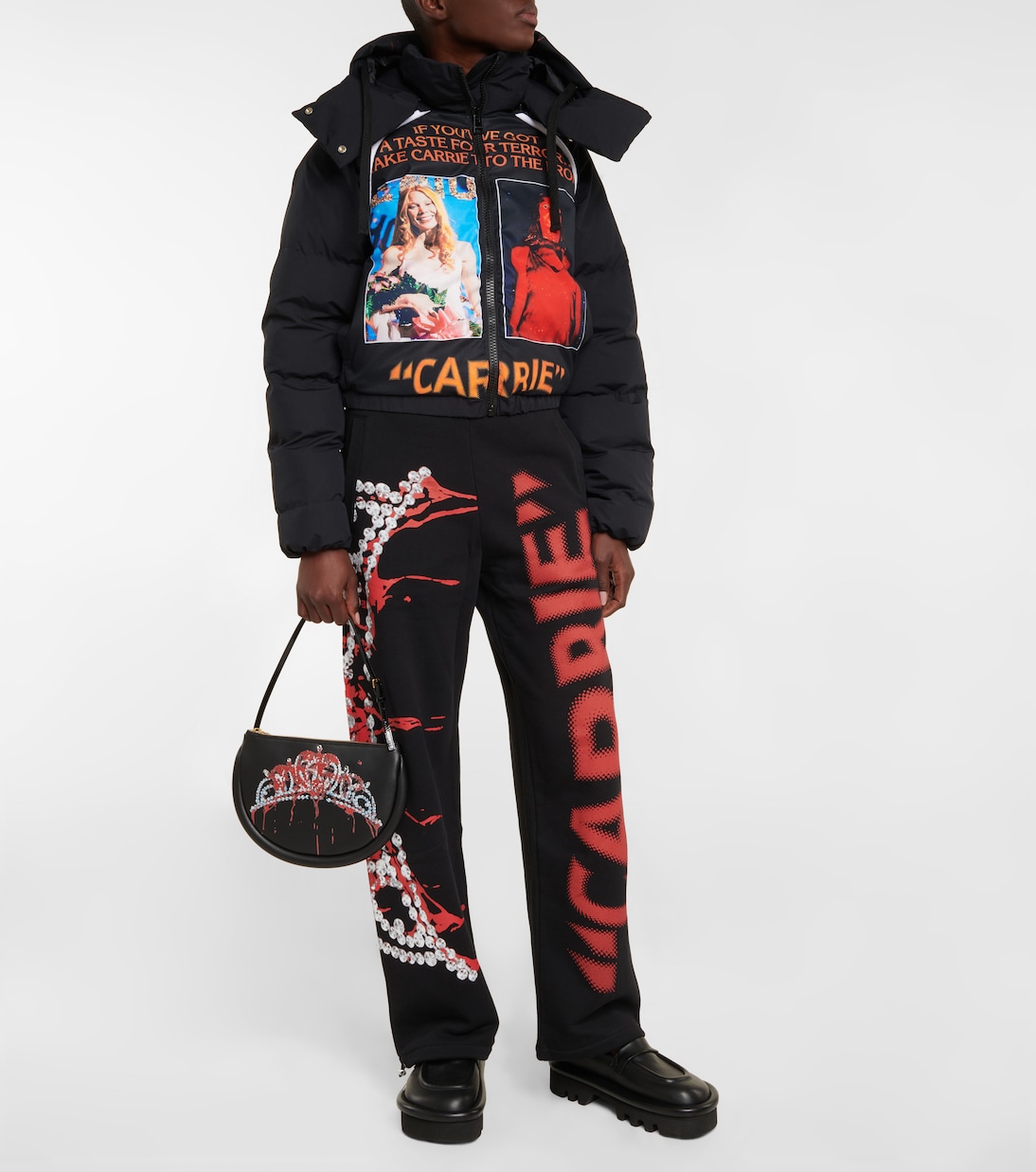 Printed puffer jacket | JW Anderson