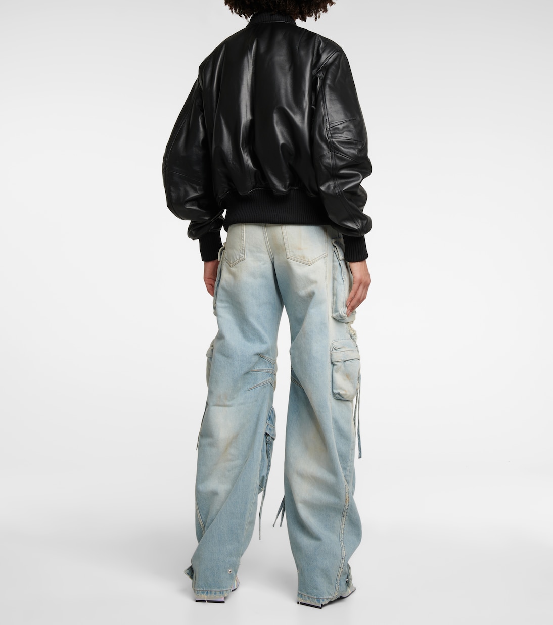 Anja leather bomber jacket | The Attico
