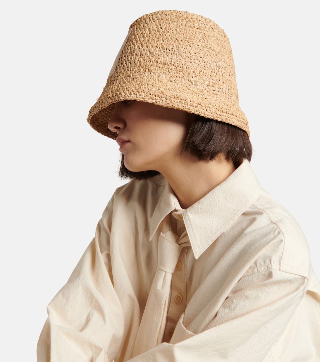 Hut Le Bob Ficiu aus Raffiabast | Jacquemus