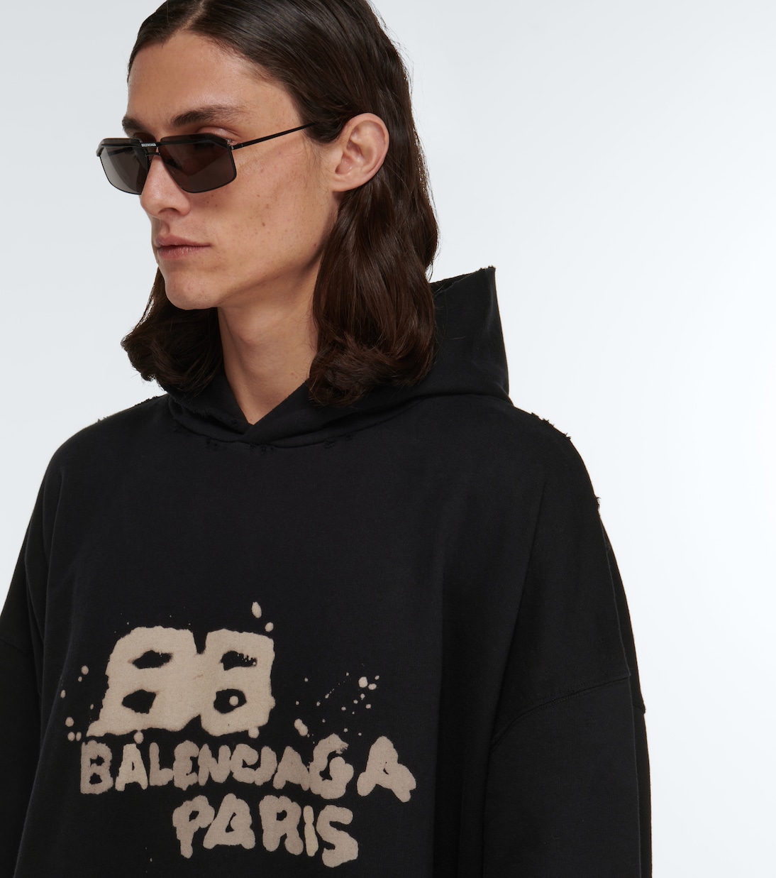 Sudadera de algodón con capucha | Balenciaga