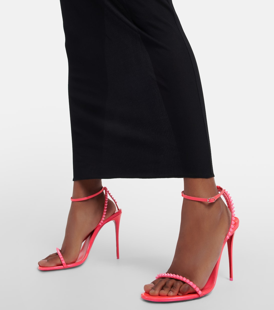 Sandali So Me 100 in pelle con borchie | Christian Louboutin