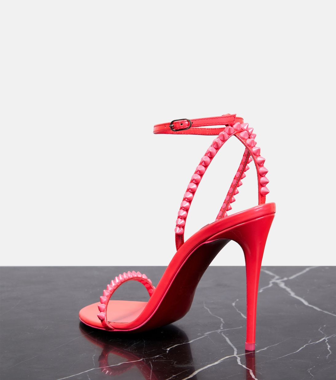 Sandali So Me 100 in pelle con borchie | Christian Louboutin